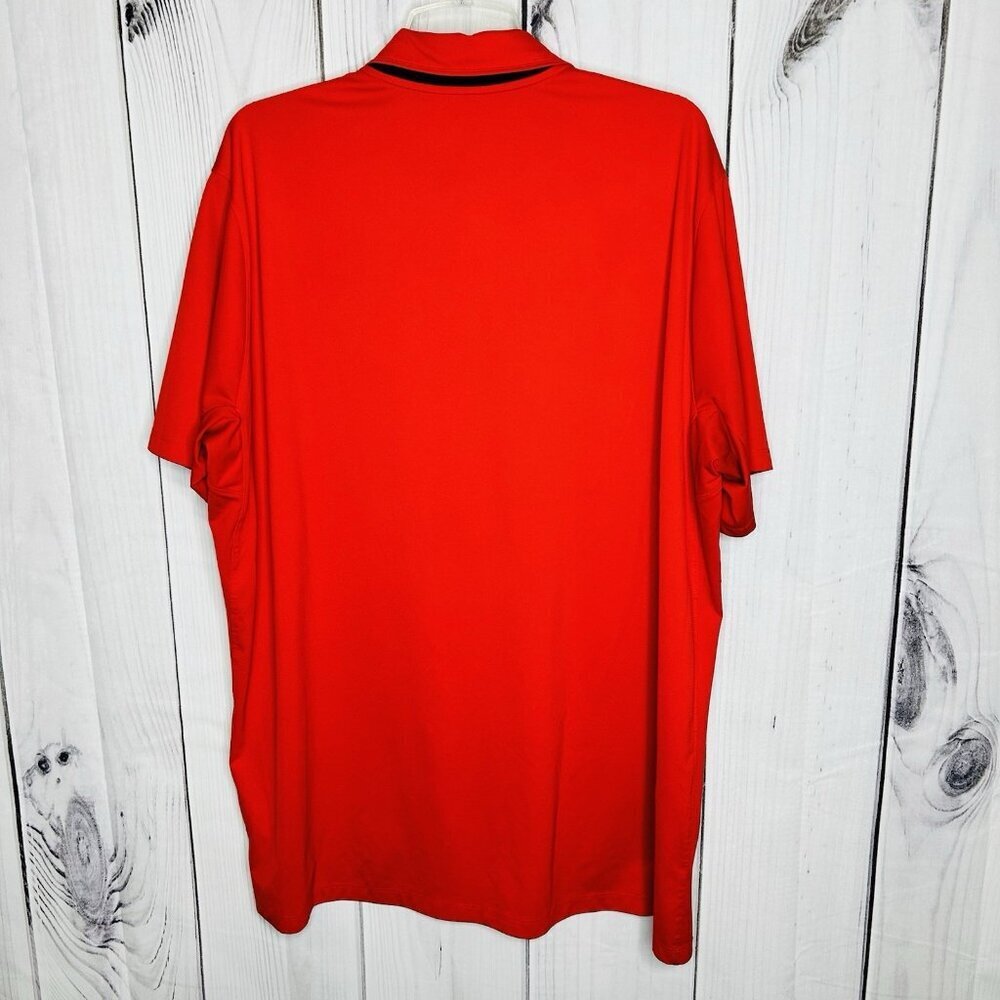 Nike Dri Fit Georgia Bulldogs Polo Shirt Mens Size XXL Red Embroidered - Picture 7 of 9